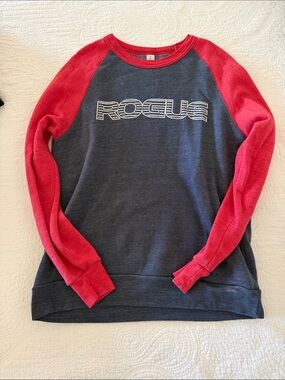 Rogue Two-Tone Raglan Sweatshirt - Navy and Red
